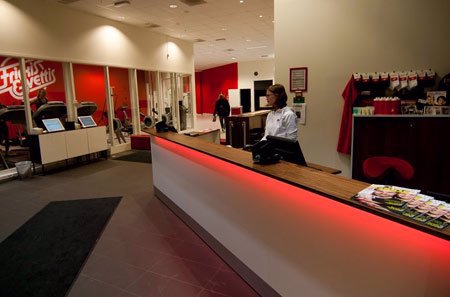 Receptionsdisk överhängande top Receptionsdisk till företag