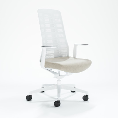 Kontorsstol Pure 213 - Snurrstativ, Meshrygg