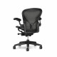 Herman Miller Aeron, Svart - Fixed PostureFit support Herman Miller Aeron, Svart - Fixed PostureFit support