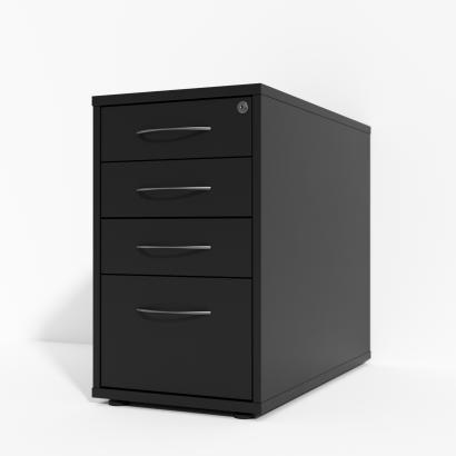 Hurts Modea - 3 lådor + 1 mapphållare, 80 cm djup