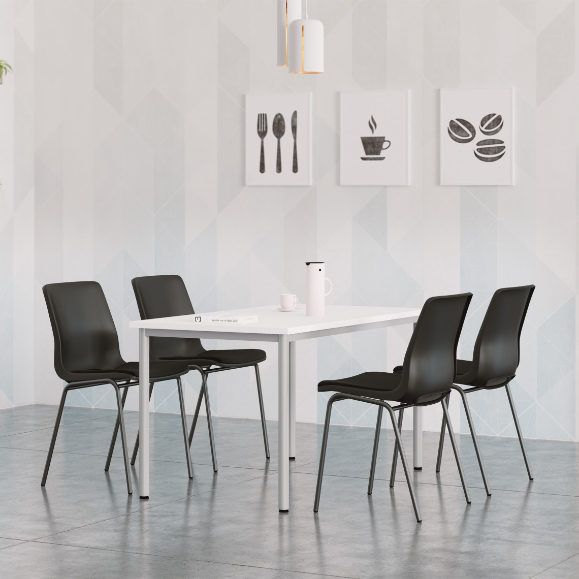 Lunchgrupp 4-8 pers - Ana Stol 4340S Lunchgrupp 4-8 pers - Ana Stol 4340S