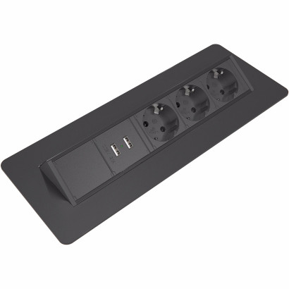 MYCKET GOTT SKICK - Axessline QuickBox - 3 el, 2 USB-laddare