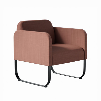 Fåtölj Bail - med armstöd