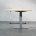 Svängt höj- och sänkbart skrivbord - DPJ Workspace