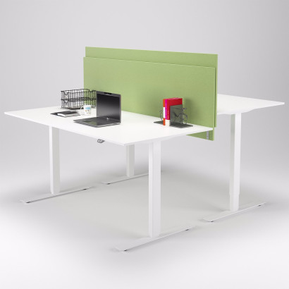 Bordsskärm Calm - Komplett paket med bordsbeslag