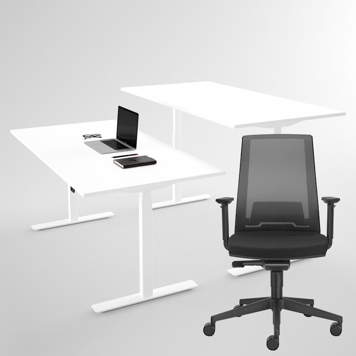 Komplett arbetsplats - Mesh Komplett arbetsplats - Mesh
