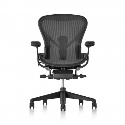 Herman Miller Aeron, Graphite - Adjustable PostureFit support