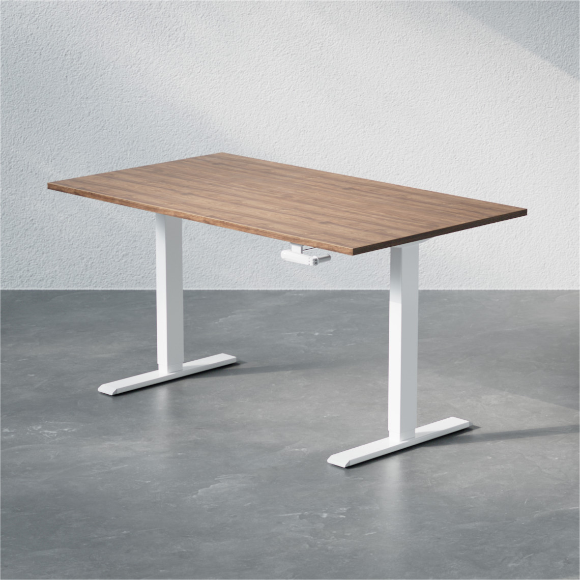 Höj och sänkbart skrivbord - Standard med vev