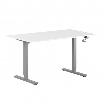 Höj och sänkbart skrivbord med vev