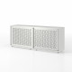 Skåp glide perforated doors 200 cm x 47 cm x 82 cm Skåp glide perforated doors 200 cm x 47 cm x 82 cm