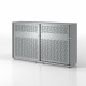 Skåp glide perforated doors 80 cm x 47 cm x 115 cm Skåp glide perforated doors 80 cm x 47 cm x 115 cm