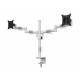 M VESA Deskmount Officeline Dual White M VESA Deskmount Officeline Dual White