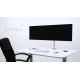M VESA Deskmount Officeline Dual White M VESA Deskmount Officeline Dual White