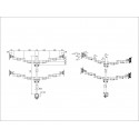 M VESA Deskmount Officeline Quad White M VESA Deskmount Officeline Quad White