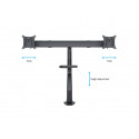 M VESA Gas Lift Arm w. Duo Crossbar 2 Black M VESA Gas Lift Arm w. Duo Crossbar 2 Black