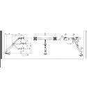 M VESA Gas Lift Arm w. Duo Crossbar 2 Black M VESA Gas Lift Arm w. Duo Crossbar 2 Black