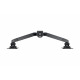 M VESA Gas Lift Arm Dual Black M VESA Gas Lift Arm Dual Black