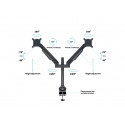 M VESA Gas Lift Arm Dual Black M VESA Gas Lift Arm Dual Black