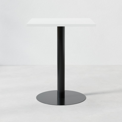 Cafébord Kvadrat - Runt pelarstativ