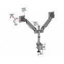 M VESA Gas Lift Arm Dual Black M VESA Gas Lift Arm Dual Black