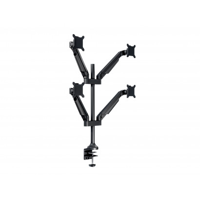 M VESA Gas Lift Arm Quad Black