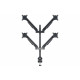 M VESA Gas Lift Arm Quad Black M VESA Gas Lift Arm Quad Black