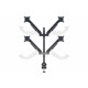 M VESA Gas Lift Arm Quad Black M VESA Gas Lift Arm Quad Black