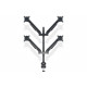 M VESA Gas Lift Arm Quad Black M VESA Gas Lift Arm Quad Black
