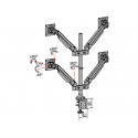 M VESA Gas Lift Arm Quad Black M VESA Gas Lift Arm Quad Black