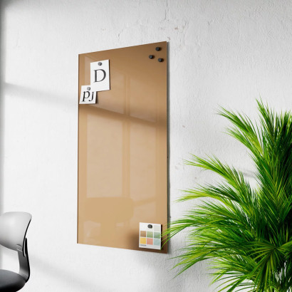 MYCKET GOTT SKICK - Glasskrivtavla Mood Wall - Nougatbrun