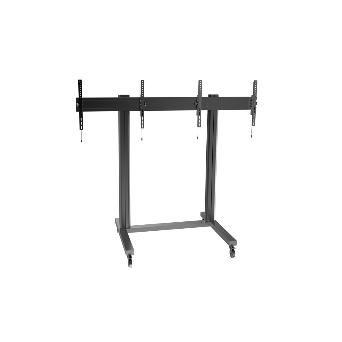 M Public Display Stand 210 Dual Screen 50"-77" Black M Public Display Stand 210 Dual Screen 50"-77" Black