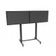 M Public Display Stand 210 Dual Screen 50"-77" Black M Public Display Stand 210 Dual Screen 50"-77" Black
