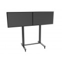 M Public Display Stand 210 Dual Screen 50"-77" Black M Public Display Stand 210 Dual Screen 50"-77" Black