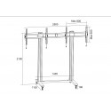 M Public Display Stand 210 Dual Screen 50"-77" Black M Public Display Stand 210 Dual Screen 50"-77" Black
