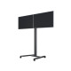 M Public Display Stand 180 HD Dual Black M Public Display Stand 180 HD Dual Black