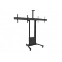 M Motorized Floorstand Dual Screen incl cabinet & cam-shelf 120kg M Motorized Floorstand Dual Screen incl cabinet & cam-shelf 120kg