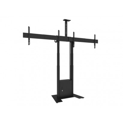 M Motorized Floorbase Dual Screen incl cabinet & cam-shelf 120kg