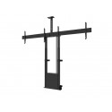 M Motorized Floormount Dual Screen incl cabinet & cam-shelf 120kg M Motorized Floormount Dual Screen incl cabinet & cam-shelf 120kg