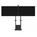 M Motorized Floormount Dual Screen incl cabinet & cam-shelf 120kg M Motorized Floormount Dual Screen incl cabinet & cam-shelf 120kg