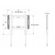 M Universal Wallmount Fixed Small Black M Universal Wallmount Fixed Small Black