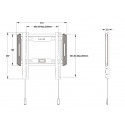 M Universal Wallmount Fixed Small Black M Universal Wallmount Fixed Small Black