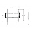 M Universal Wallmount Fixed Medium Black M Universal Wallmount Fixed Medium Black