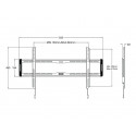M Universal Wallmount Fixed Large Black M Universal Wallmount Fixed Large Black