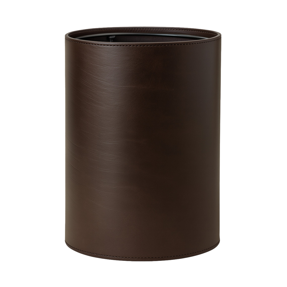 Papperskorg i läder