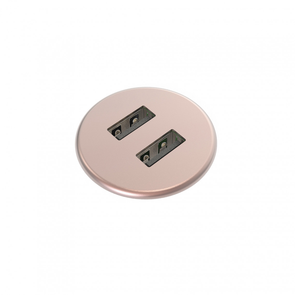 Powerdot MICRO - USB Laddare 2 portar 5V 2A - metall Powerdot MICRO - USB Laddare 2 portar 5V 2A - metall