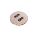 Powerdot MICRO - USB Laddare 2 portar 5V 2A - metall