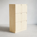Kontorsskåp Lockers Fifty - 159x98x51,5 cm
