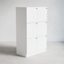 Kontorsskåp Lockers Fifty - 159x98x51,5 cm