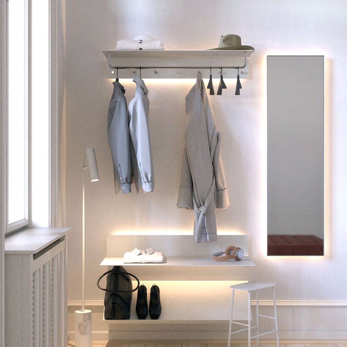 Klädhängare Coat Rack - 100 cm