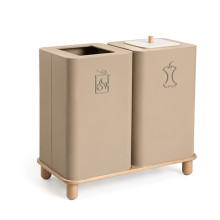 Papperskorg Arkad Duo - Med stativ